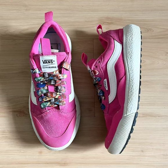 Vans Ultrarange trainers with multi-coloured laces Up Women 6.5 US - Picture 3 of 11